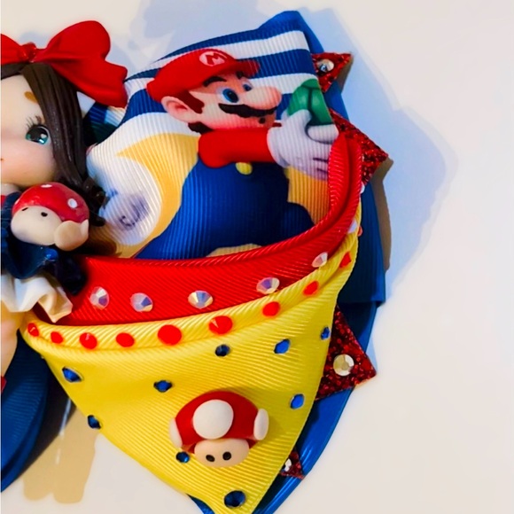 Mario Bros bow moño - Picture 5 of 6